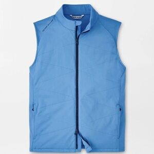 PETER MILLAR Fuse Hybrid Vest Light Blue MS24EZ11 Size Medium